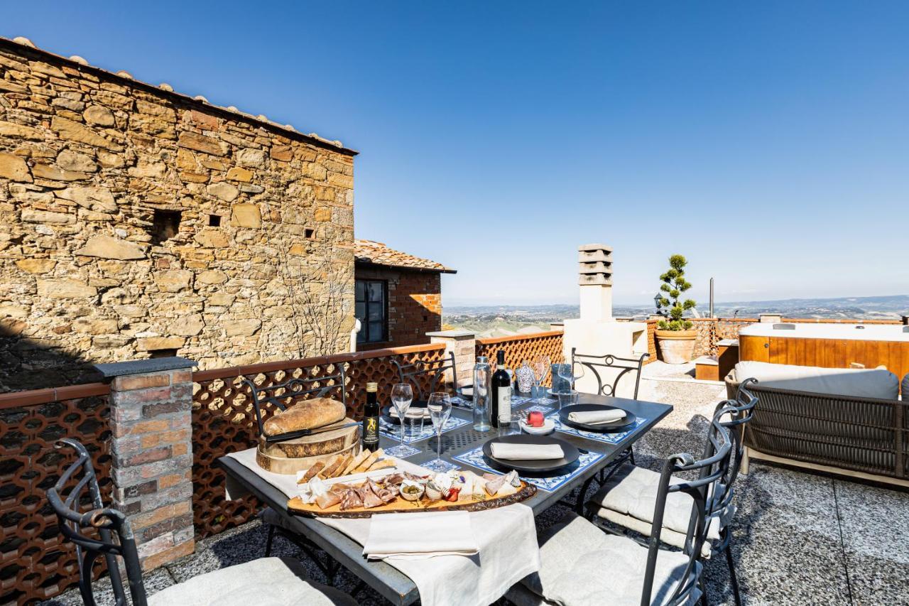 Agri Apartment La Terrazza La Ripadoro Chianni Exteriör bild